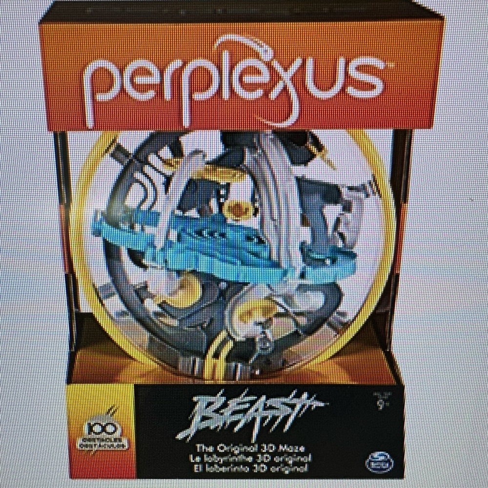Perplexuz Beast 3D Maze Game - Blue and Yellow